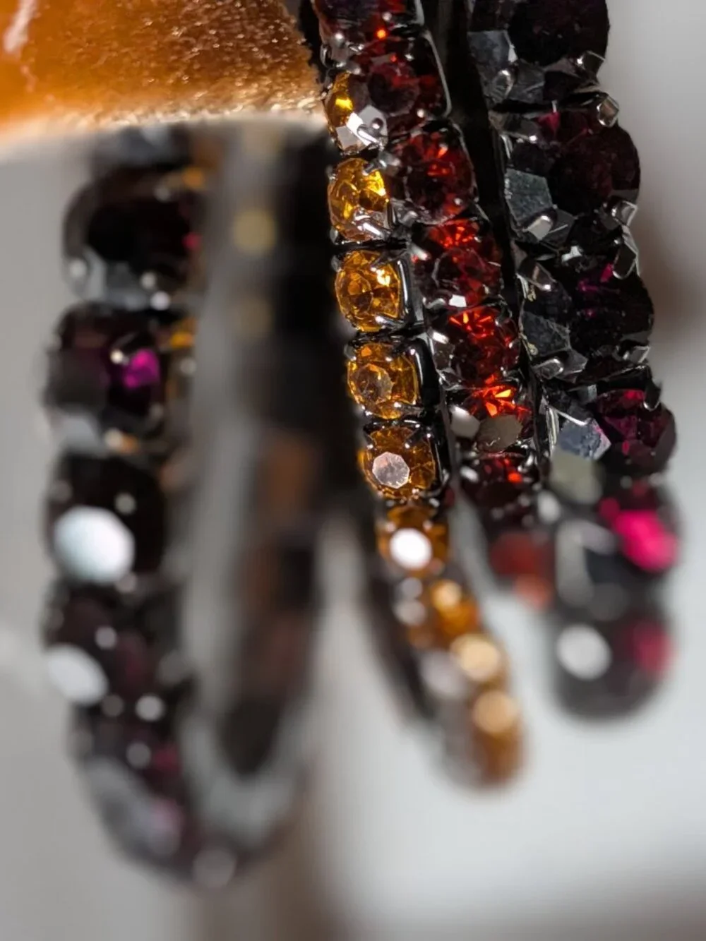 Zara Pack of Combined Elastic Rhinestone Bracelets